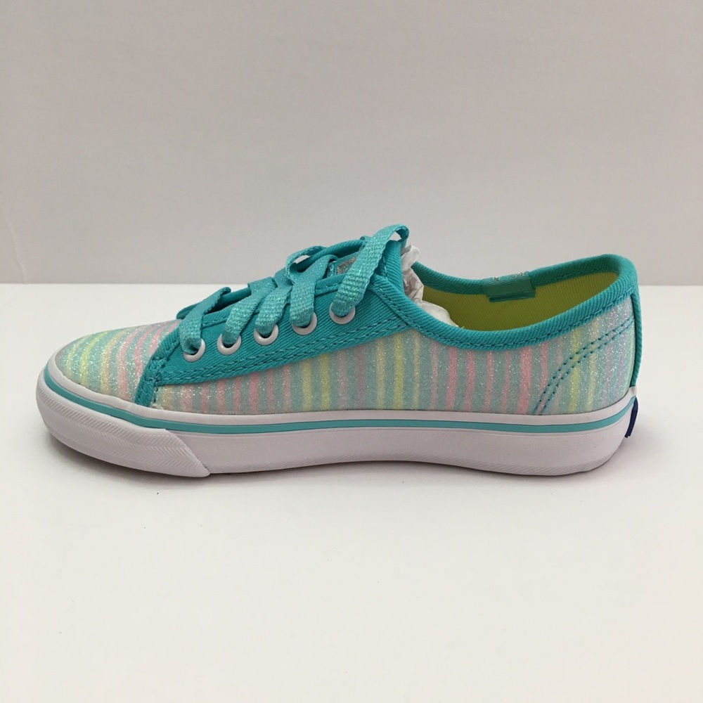 Keds Girl Double Up Turquoise Sugar Dip Sneaker - Picture 4 of 5